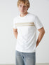 LC Waikiki Crew Neck Short Sleeve Striped Combed Cotton Men's T-shirt